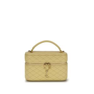 Saint Laurent Bicolor Calf Leather Bos Taurus Shoulder Women's Bag